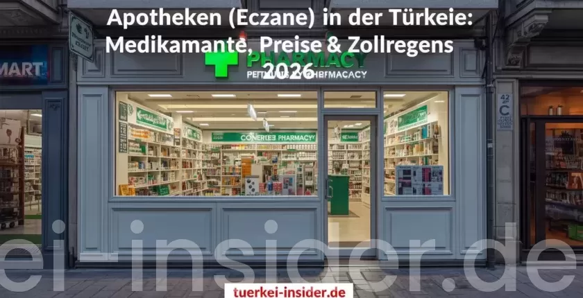 💊 Apotheke Türkei Medikamente 2026: Preise, rezeptfreie Alternativen & Zoll 🇹🇷