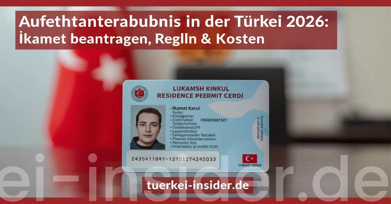 Aufenthaltserlaubnis in der Türkei Ikamet beantragen Dokumente Göç Idaresi für deutsche Staatsbürger