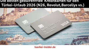 💳 Beste Kreditkarte für Türkei Urlaub 2026: Gebührenfrei bezahlen & abheben 🇹🇷