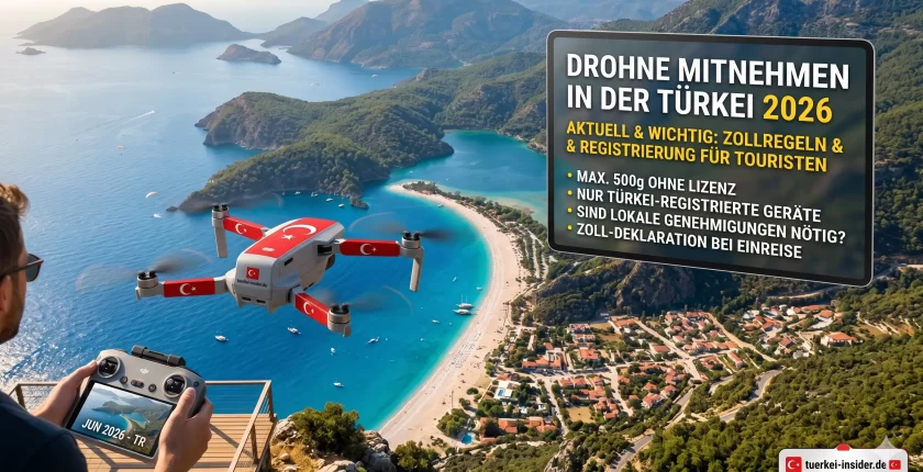 Drohne mitnehmen in der Türkei 2026: Zoll & SHGM-Karten Drohne mitnehmen in der Türkei 2026: Zoll & SHGM-Karten