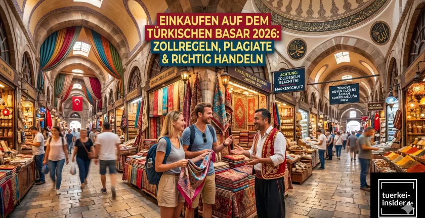 Einkaufen auf dem türkischen Basar 2026: Zoll & Feilschen Einkaufen auf dem türkischen Basar 2026: Zoll & Feilschen
