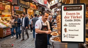Einkaufen & Essen in der Türkei Guide 2026: Street Food & Knigge