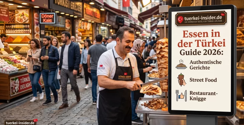 Einkaufen & Essen in der Türkei Guide 2026: Street Food & Knigge
