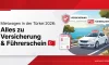 🚗 Mietwagen in der Türkei 2026: Alles zu Versicherung & Führerschein 🇹🇷