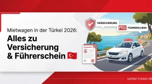 🚗 Mietwagen in der Türkei 2026: Alles zu Versicherung & Führerschein 🇹🇷