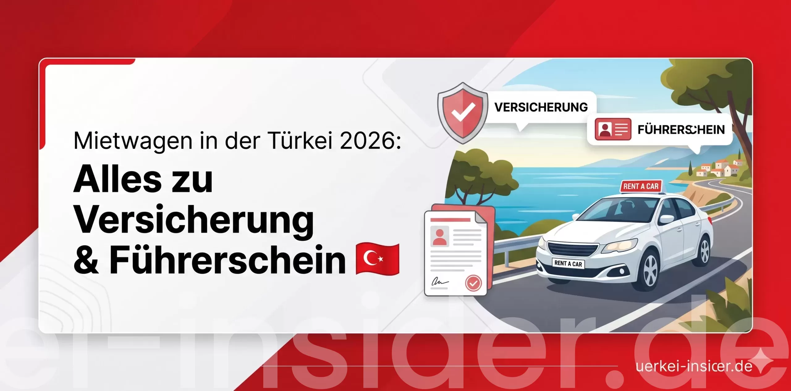 Mietwagen in der Türkei am Flughafen abholen Auto mieten für Roadtrip an der Riviera
