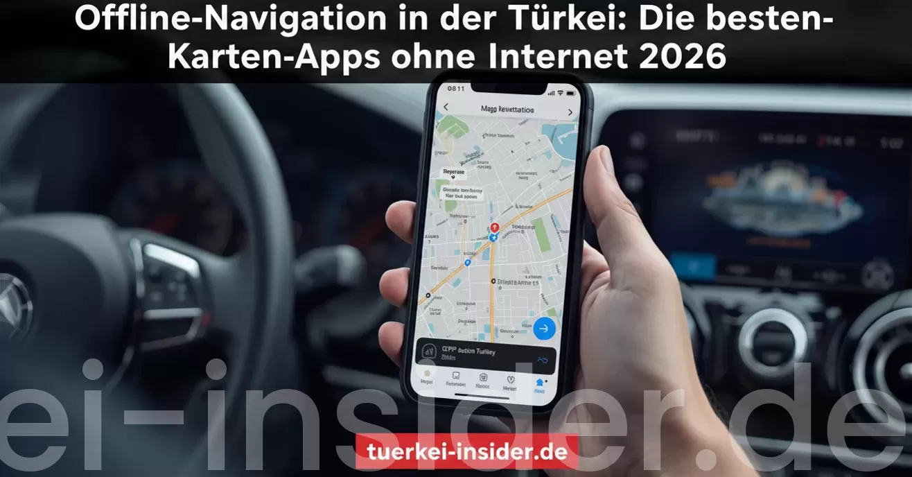 Offline Navigation Türkei Smartphone im Auto Halterung mit Google Maps und Yandex Navigator ohne Internet