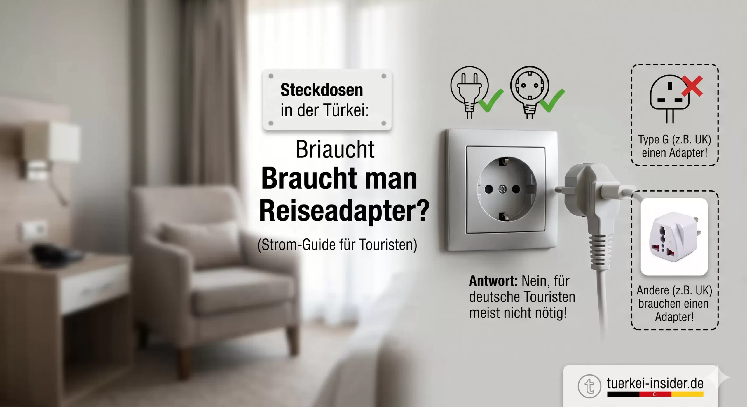 Steckdosen in der Türkei