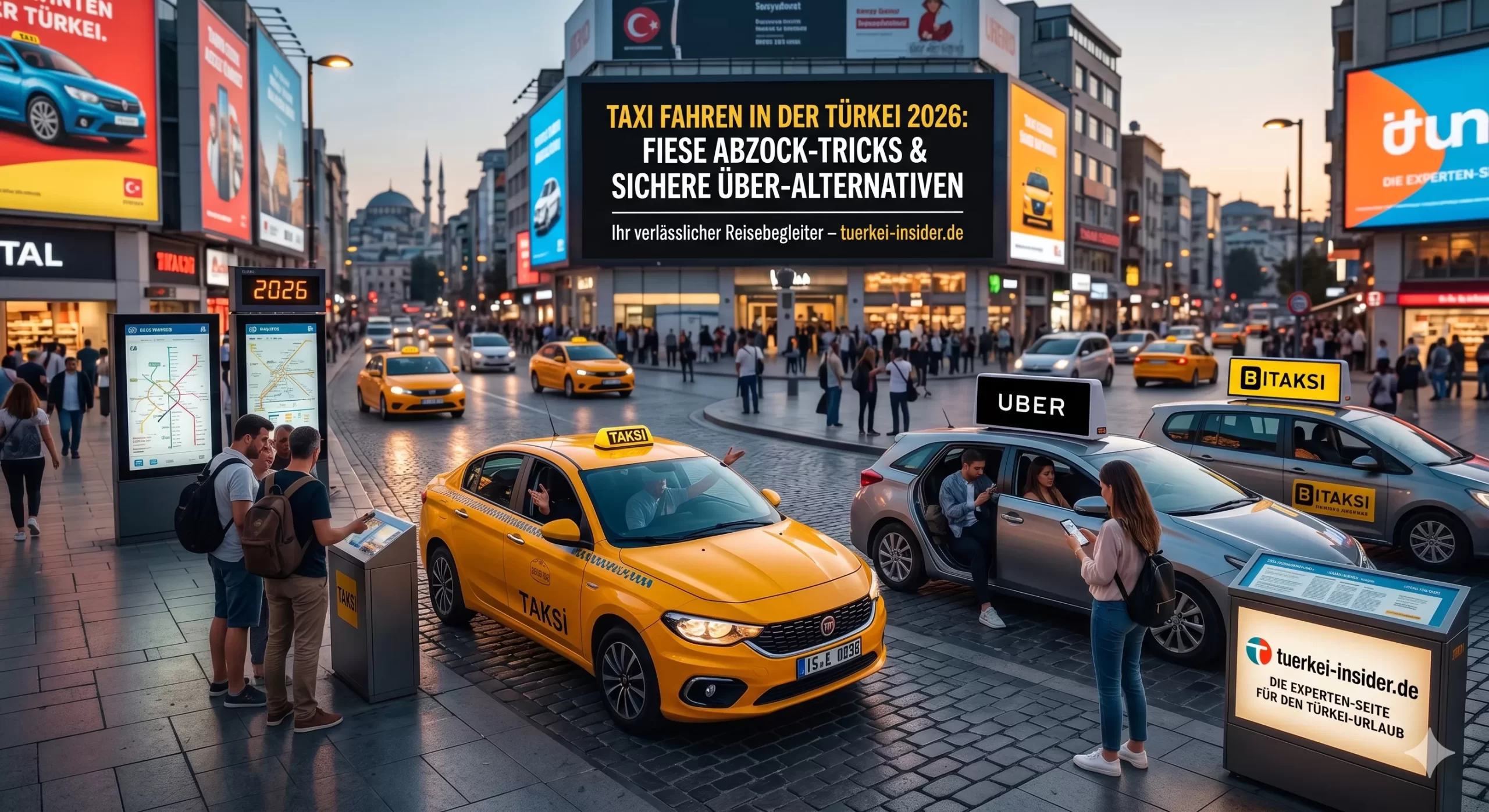 Taxi fahren in der Türkei 2026