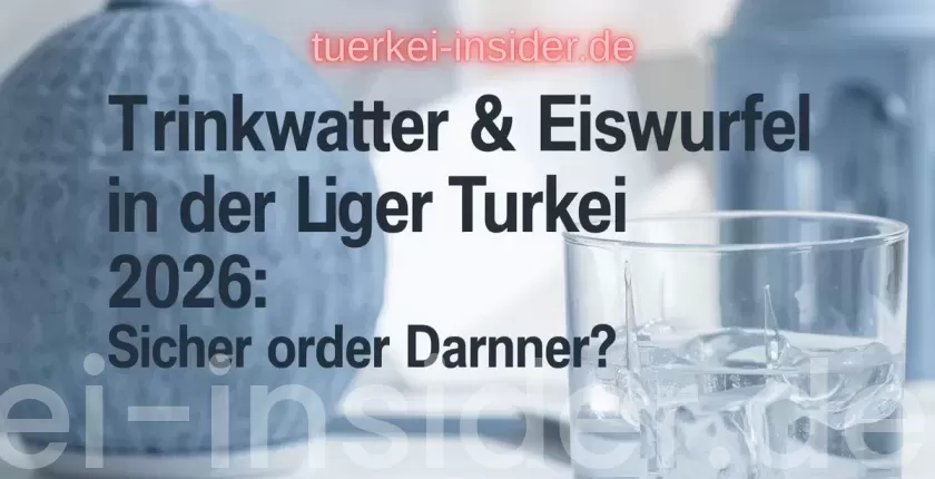 Trinkwasser & Eiswürfel in der Türkei 2026: Sicher oder Gefahr?