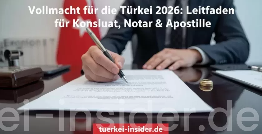 Vollmacht für die Türkei 2026: Leitfaden für Konsulat, Notar & Apostille Vollmacht für die Türkei 2026: Leitfaden für Konsulat, Notar & Apostille